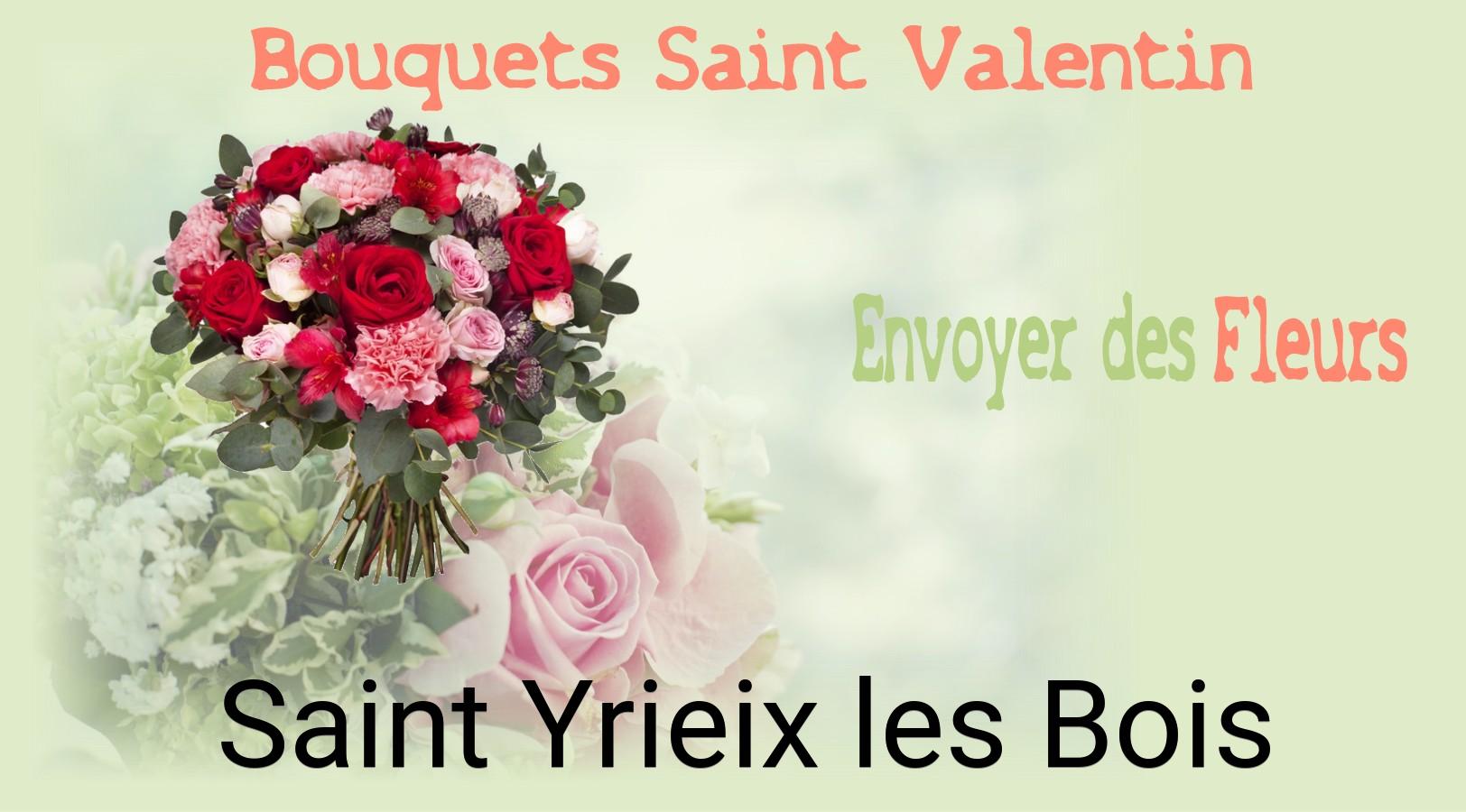Roses de Saint-Valentin livrées à Saint-Yrieix-les-Bois